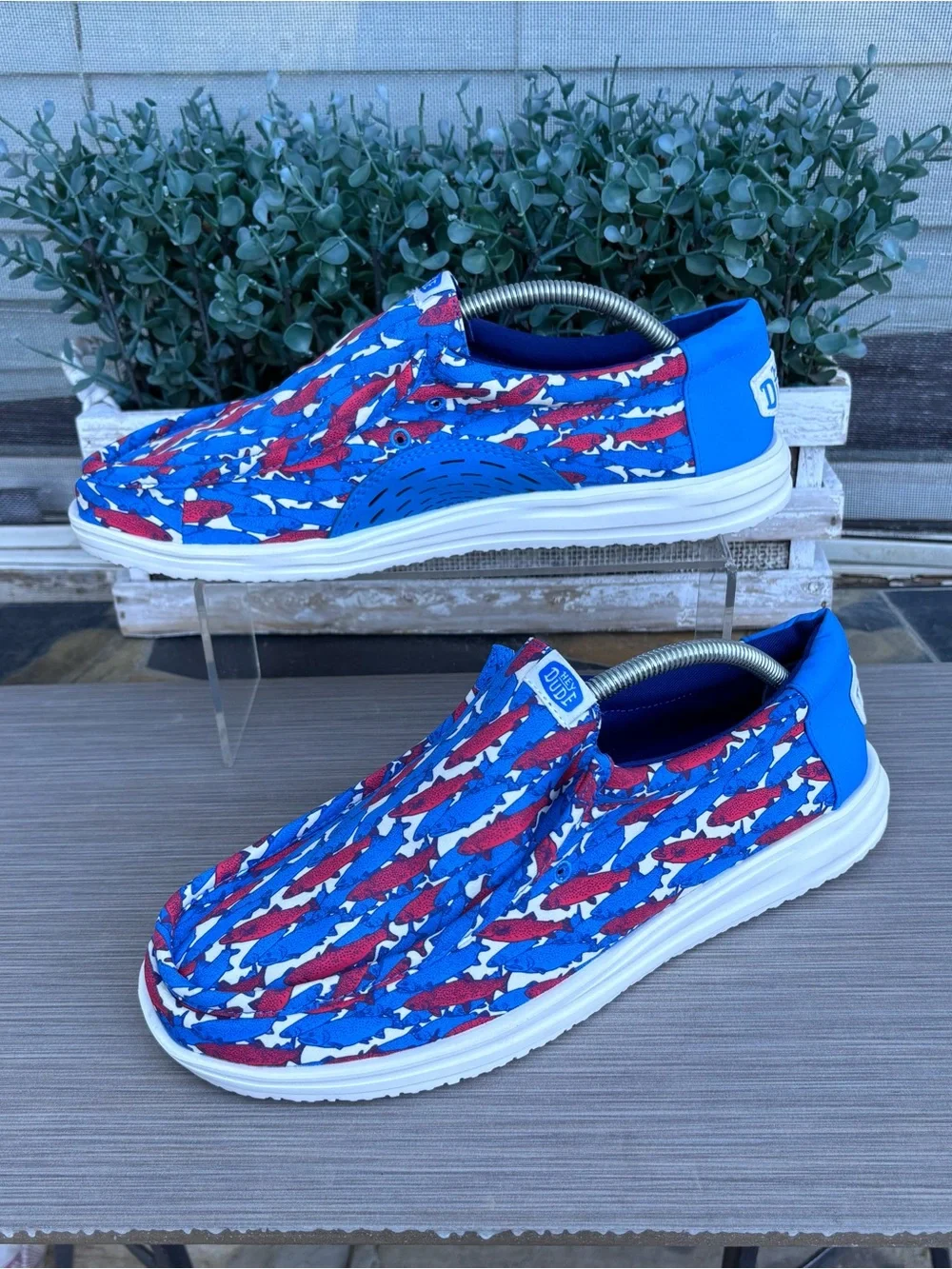 HEY DUDE Wally H2O Fish Camo Shoes